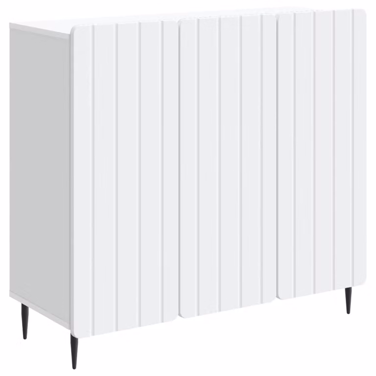 Credenza Bianco 89 x 34,5 x 82 cm Legno ingegnerizzato