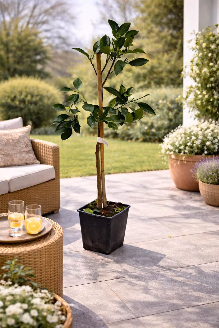 Arancia Tarocco Ippolito 120–140 cm – Arancio rosso siciliano, Citrus sinensis, pianta mediterranea da vaso per terrazze e giardini d'inverno