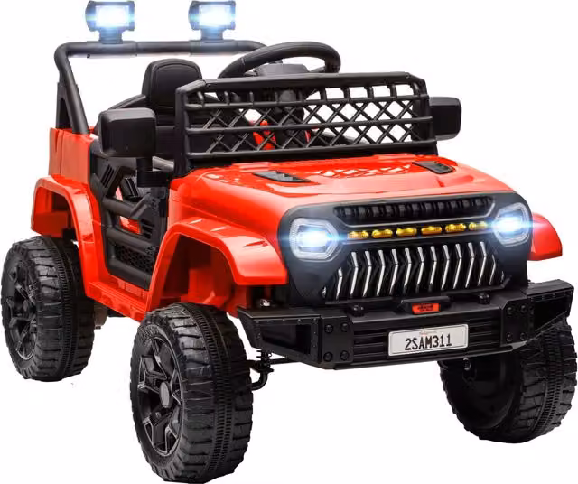 Auto Elettrica per Bambini con Telecomando ¨C zephmum ¨C Rosso 12V