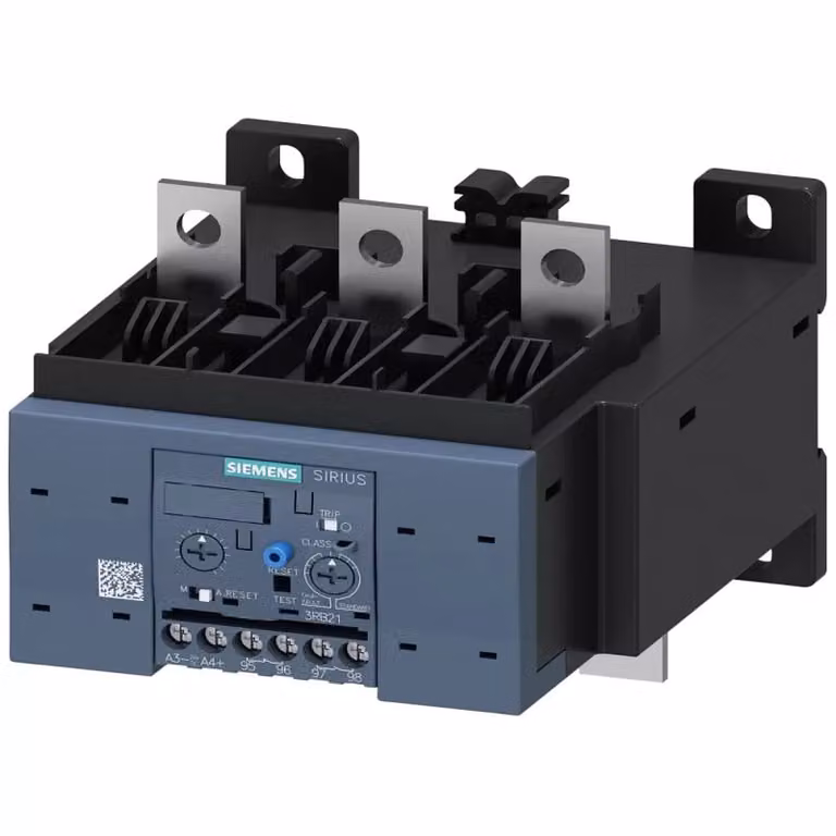 Relè di sovraccarico Siemens, 50-200 A, per protezione motore, S6, CLASSE 5-30, ripristino manuale-automatico 3RB21534FC2