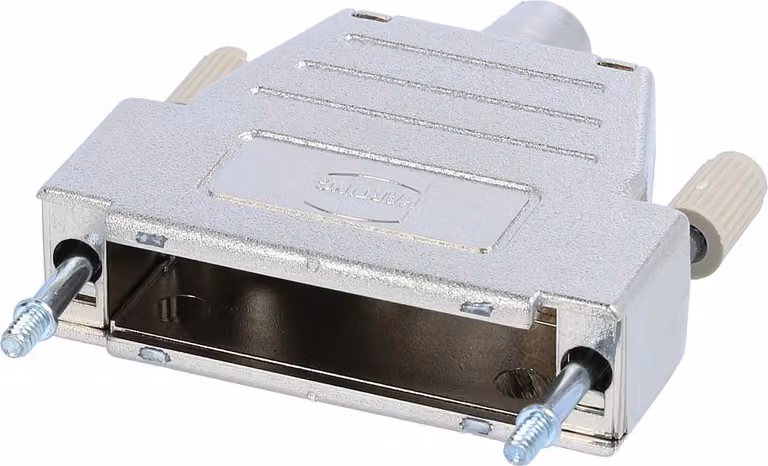 HARTING D-Sub Custodia in plastica metallizzata adatta per inserto D-Sub a 25 poli diritto e laterale, area di serraggio 3,3 mm