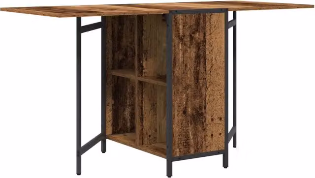 Tavolo da pranzo e da cucina moderno rettangolare in legno MDF laminato marrone L 144 cm x P 60 cm x H 75 cm
