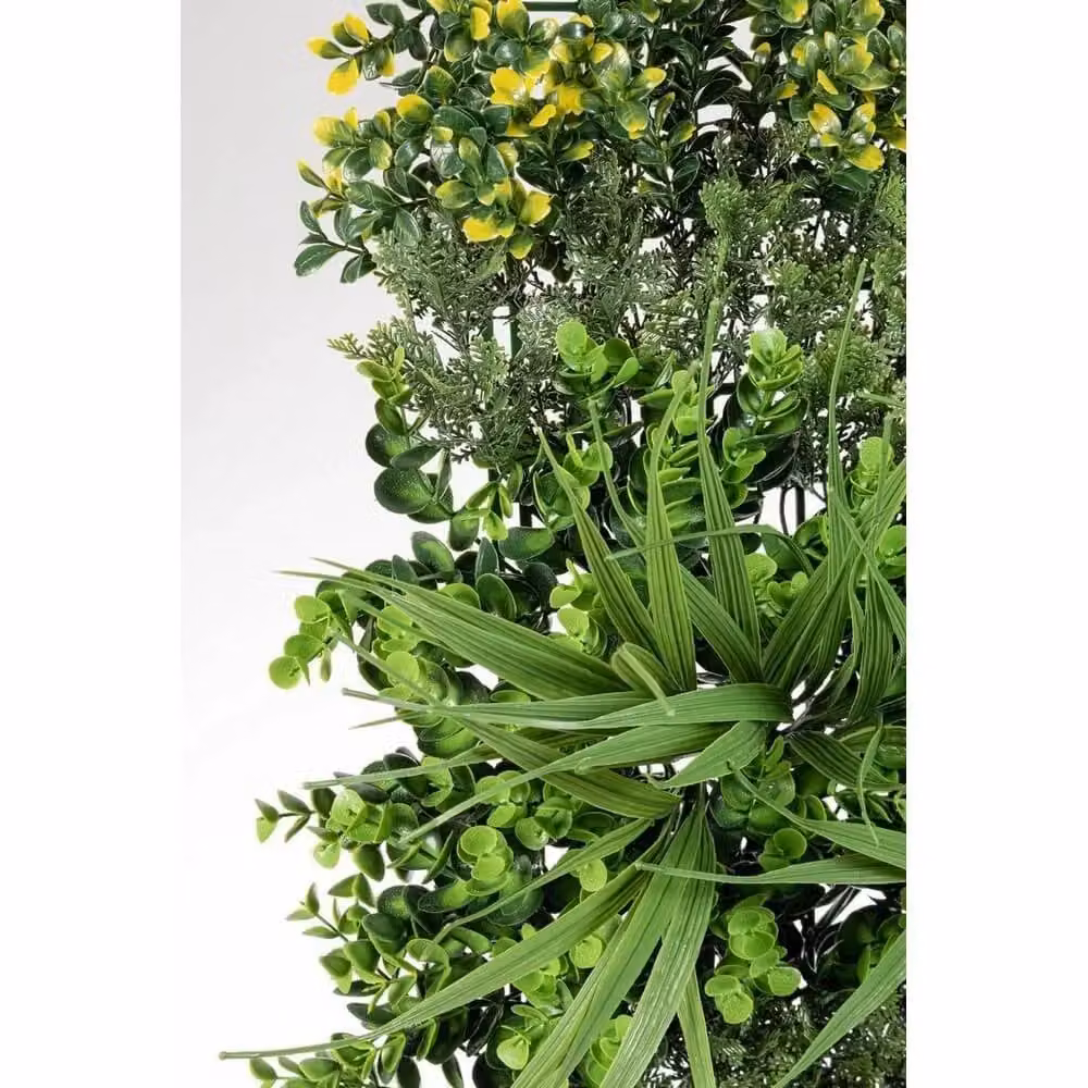Siepe sintetica pannello mix spring verde in plastica L 100 cm x H 100 cm – 2