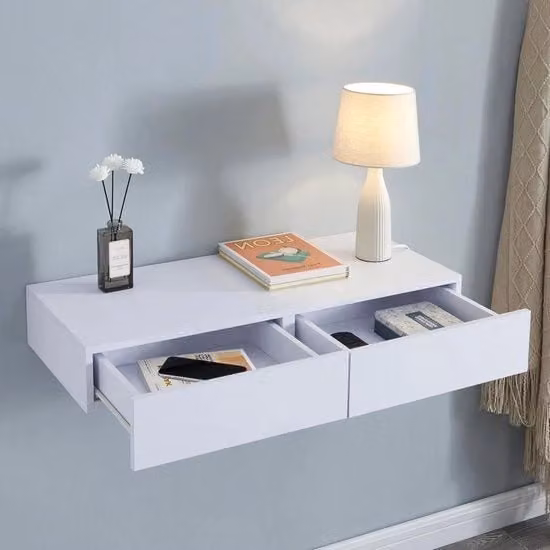 Pannello da parete con 2 ante 80x35x12 cm bianco