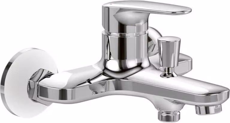 Miscelatore monocomando per vasca da bagno a parete Newo di V&B, cromo