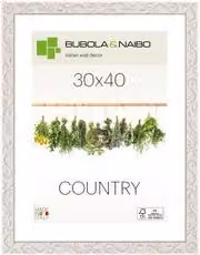 Cornice legno (30x40cm) COUNTRY MILTON Bianco Provenza 5790 03 11