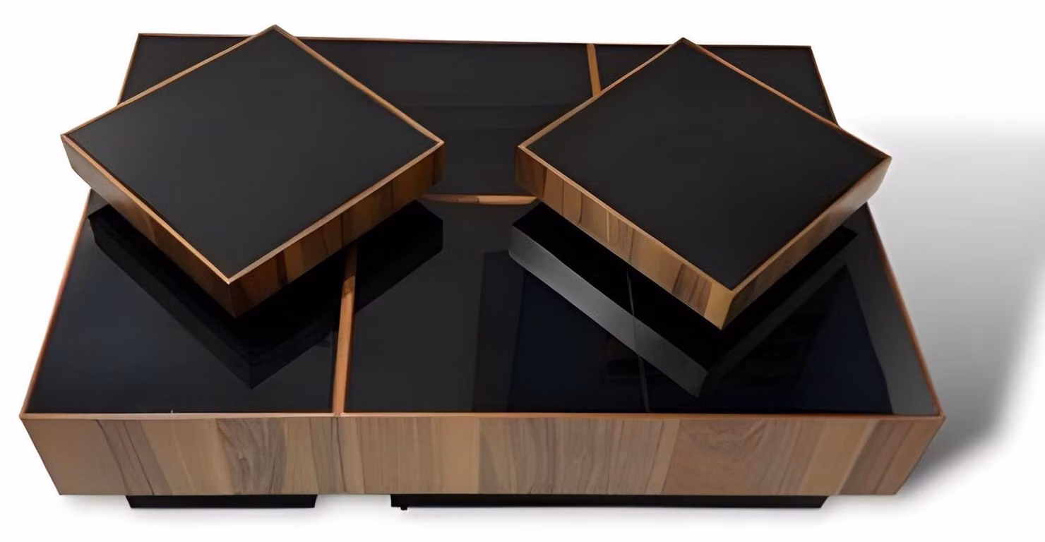 Wohnzimmertisch Couchtisch Beistelltisch Kaffeetisch Holz Moderne Luxus Möbel