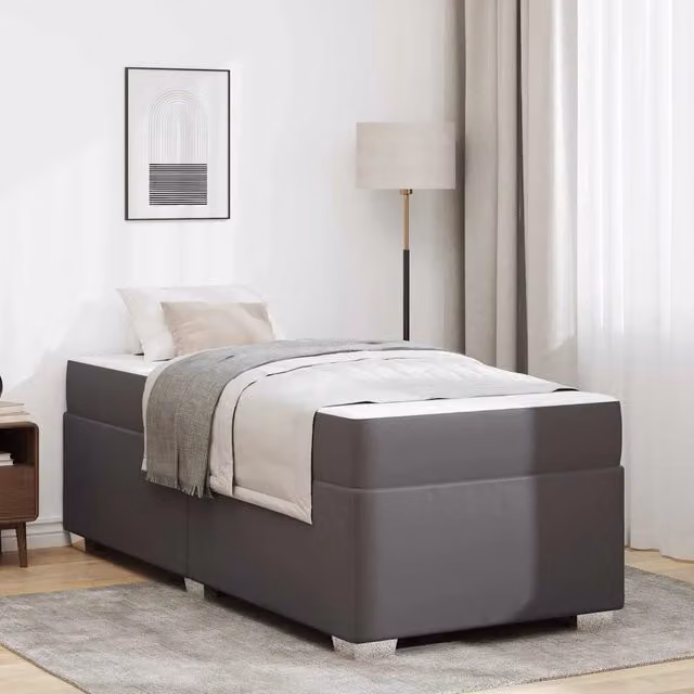 Struttura del letto Grigio 80 x 200 cm PVC 3399217
