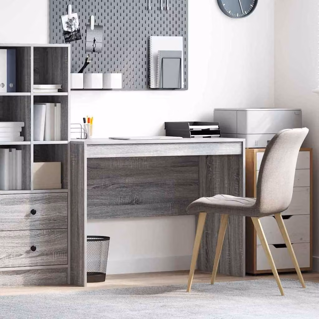 Maison Exclusive - Scrivania Sonoma grigio 100 x 50 x 76 cm