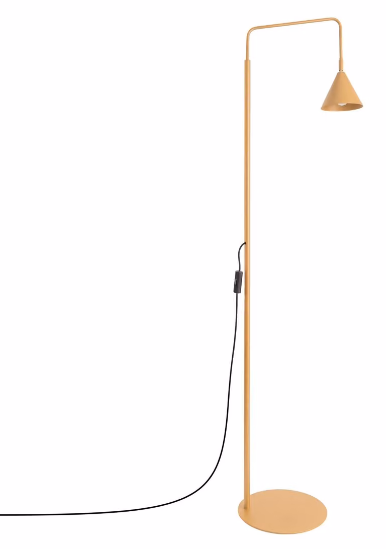 Lampada da terra NOX oro 1xE14 10W acciaio 165x30x30cm Sollux Lighting