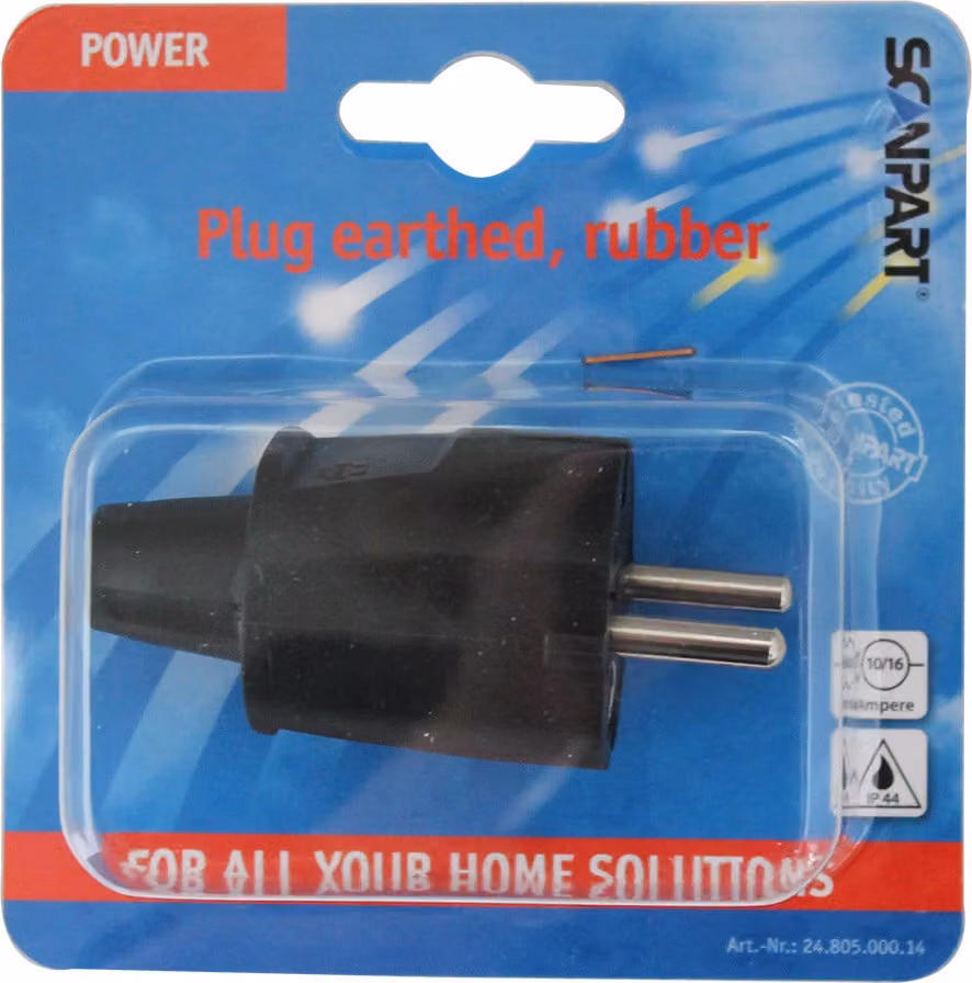 Scanpart 2480500014 E518 Spina En Ra Gomma 10/16A