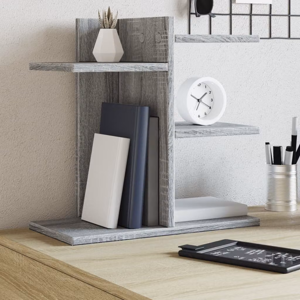 Maison Exclusive - Organizer da scrivania Grigio Sonoma 42x21,5x42 cm Materiale ligneo