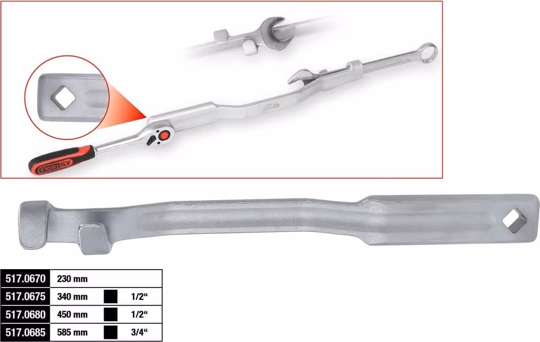 KS-Tools 517.0670 Prolunga per chiave, 340 mm