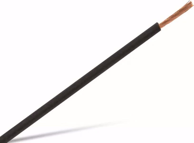 Cavo di installazione H07V-K, 1,5 mm², 100 m, nero