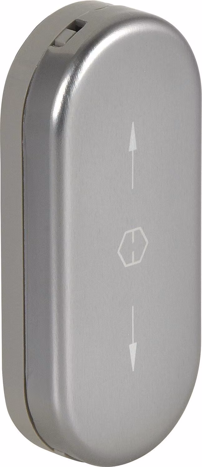 Rosa copriforo per maniglia HOPPE, alluminio effetto acciaio inox