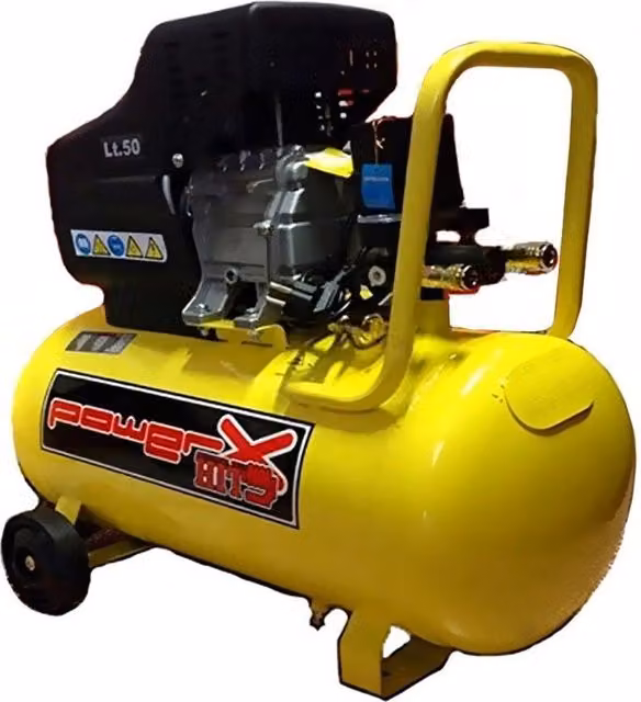 Compressore lubrificato ad olio Mistral giallo da 50 Lt