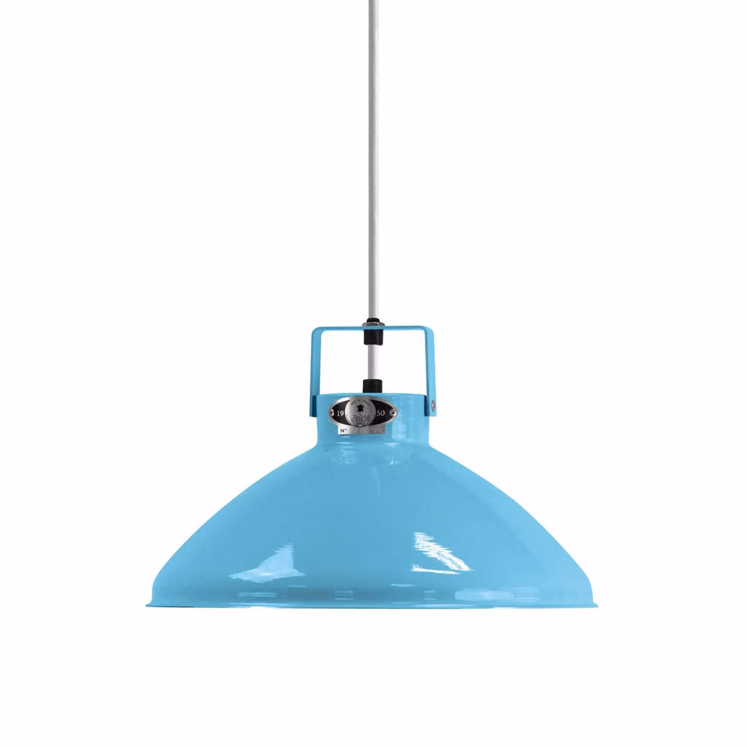 Jieldé Lampada a sospensione Beaumont B240, dimmerabile, Blu, Soggiorno / Sala da pranzo, Alluminio, Industriale, Lampada a sospensione