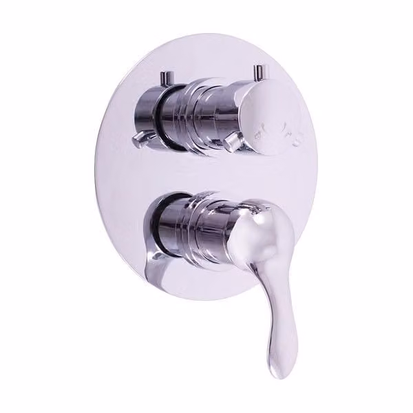 Miscelatore da incasso per doccia con interruttore LABE, Colore: cromo (L086K)