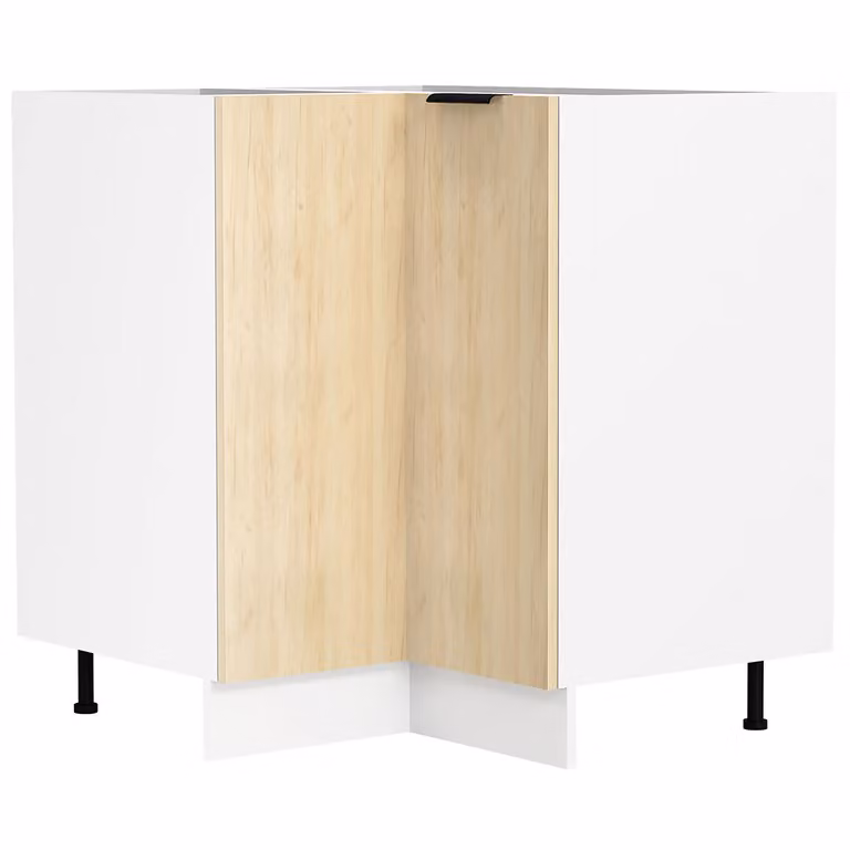 Armadio angolare | Dimensioni ca. H. 82 x W. 76 x D. 76 cm | Armadio da cucina | Armadio inferiore | Mobili da cucina - Fasola