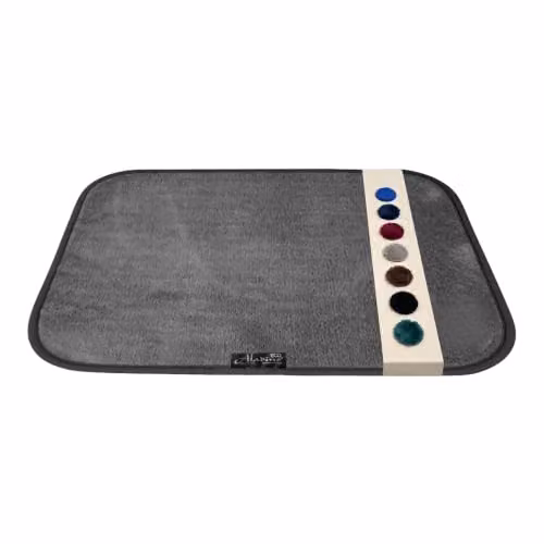 Aladino il tappeto Magico Tappeto Antiscivolo, 43x60cm, Grigio