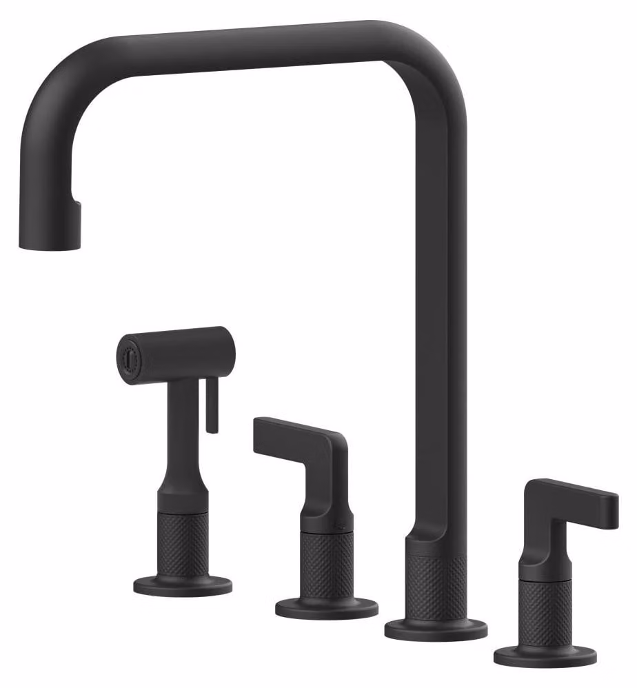 Gessi 58703, Comando a leva, Nero, Valvole a sfera, Doppie, 3/8", 120°