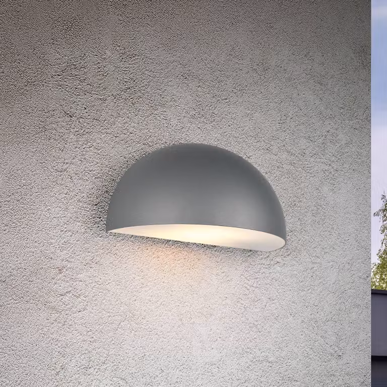 Trio Lighting Applique da esterni Maas, dimmerabile, Nero, Alluminio, Scandinavo, Applique da esterni