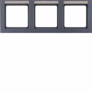 Berker 10236086, Antracite, Termoplastica, Senza viti, Berker, Q.3, IP20