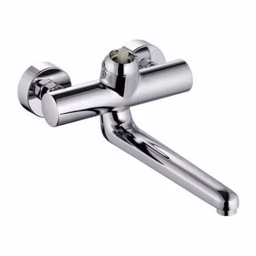 Miscelatore monocomando a parete Kludi PROVITA DN 15 sporgenza 317 mm, attacchi S cromo