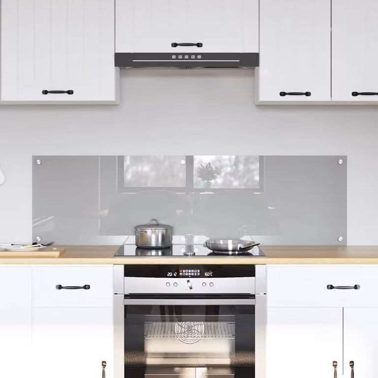 Set di 2 schienali da cucina vidaXL colore grigio, L: 70 cm, P: 40 cm