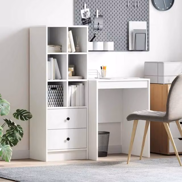 Scrivania Bianco 145,5 x 40 x 127 cm 2 pz 3337337