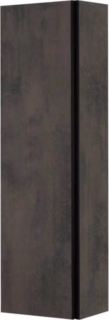 Pensile da Bagno Grigio Scuro effetto Pietra Mobile 1 Anta Oxid