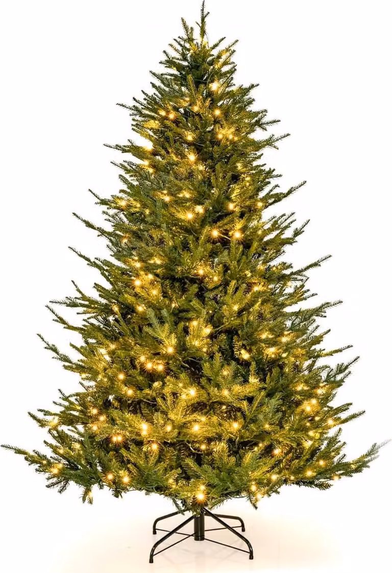 Albero di Natale artificiale da 183 cm con 280 luci LED