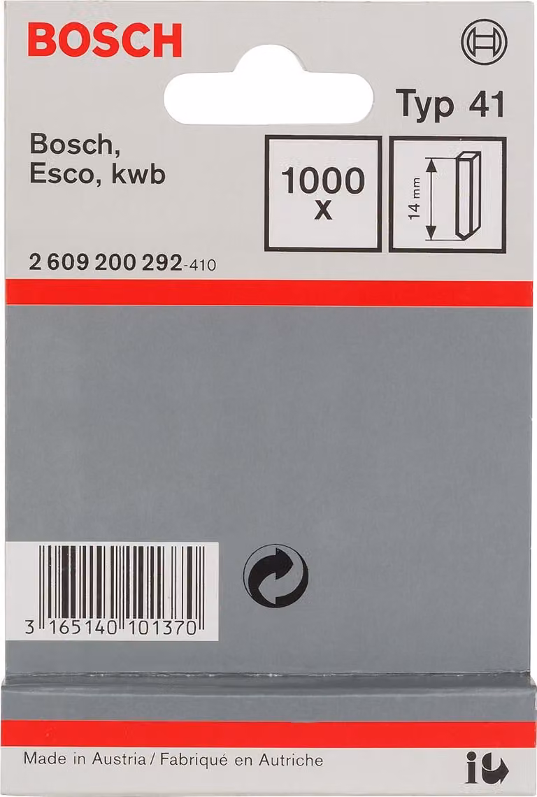 Bosch 1000 perni 14 mm, tipo 41