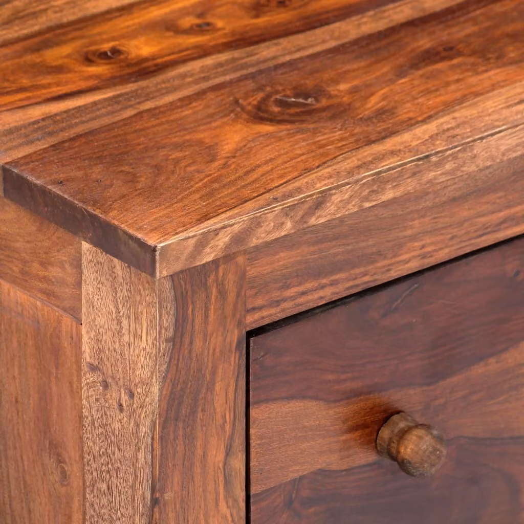 vidaXL Tavolino 90x50x30 cm in legno massiccio di acacia