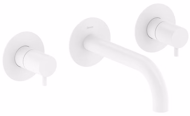 Miscelatore per lavabo a incasso Ravak EspritES 019.10WV.O1 con corpo, Bianco Velluto