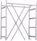 Campata alzata per trabattello real Piscopiello Ponteggi, colore bianco, Altezza: 170 cm