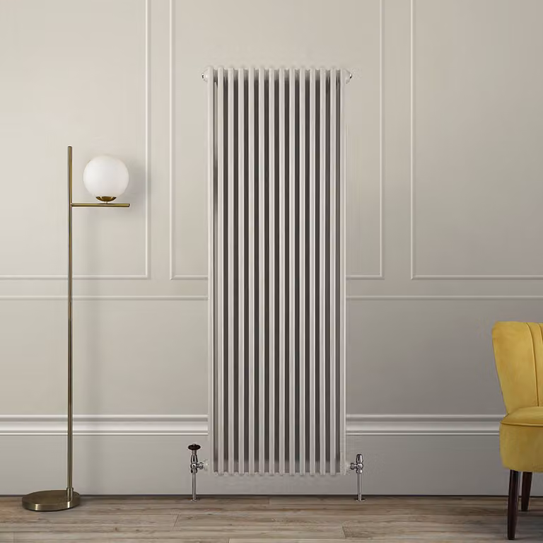 Radiatore a Tre Colonne Verticale Tradizionale - Beige - 1800mm x 650mm