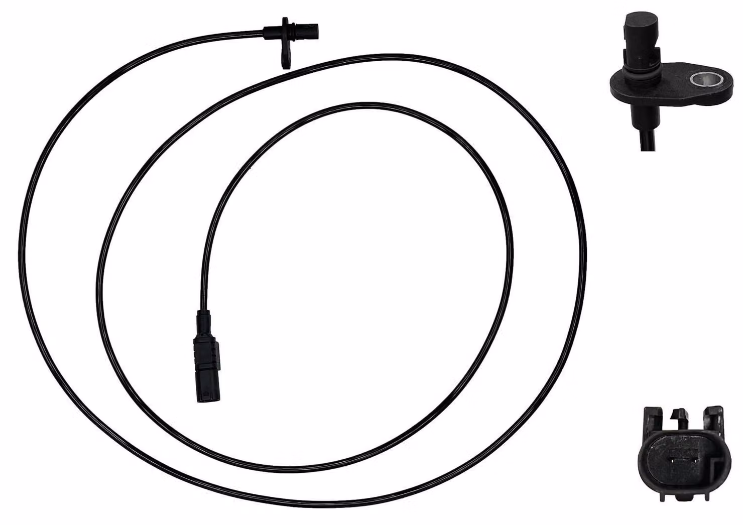 Sensore ABS WAGNER per velocità ruota posteriore destra per VW CRAFTER 30-50 Furgone (2E) ABS00314