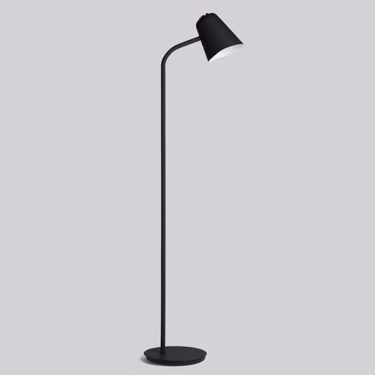 Northern Lampada da terra di design Me dim, dimmerabile, Nero, Soggiorno / Sala da pranzo, Metallo, Design, Lampada da terra