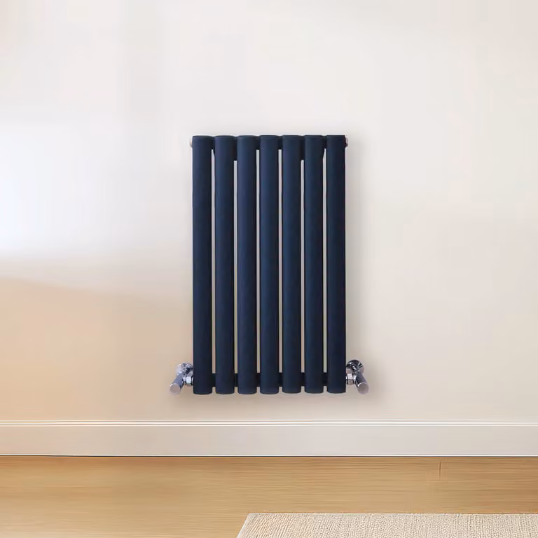 Radiatore di Design Orizzontale Blu (Regal Blu) - 635mm x 413mm - Pannello Doppio  - Revive