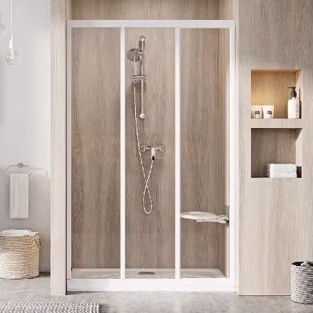 Porta doccia RAVAK ASDP3-120 198 bianco+trasparente 00VG01R2Z1