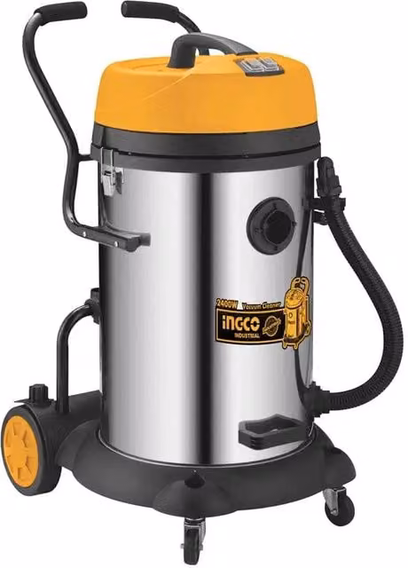 Aspiratutto Ingco in acciaio inox color argento da 75 l con potenza 2400 W