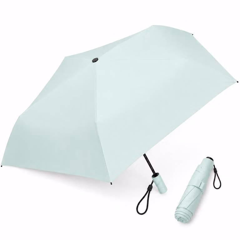 Ombrello pieghevole compatto, colore verde – UMBRALITE