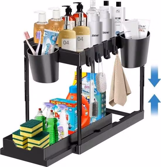 Sciogliente scaffale da cucina - Mobile con cassetti per un tocco