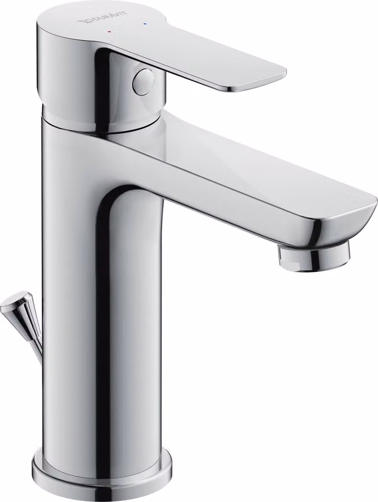 Duravit A.1 M Mitigeur de lavabo, avec garniture d'écoulement, saillie 107mm, A11020001010, A11020001010