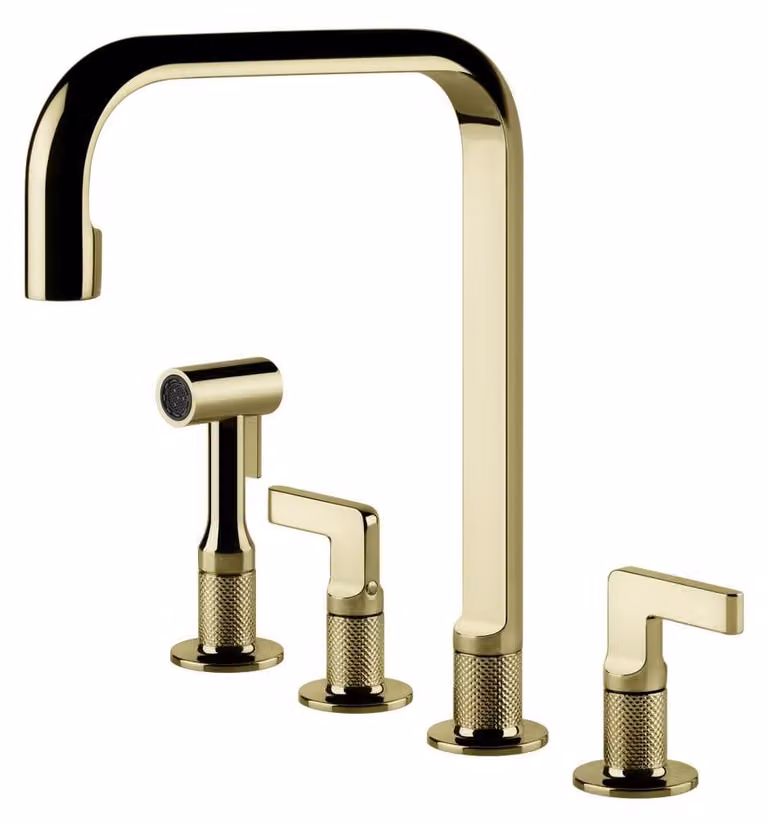 Gessi 58703, Standard, Ottone, Maniglia a leva, Doppio, 3/8", Tipo U