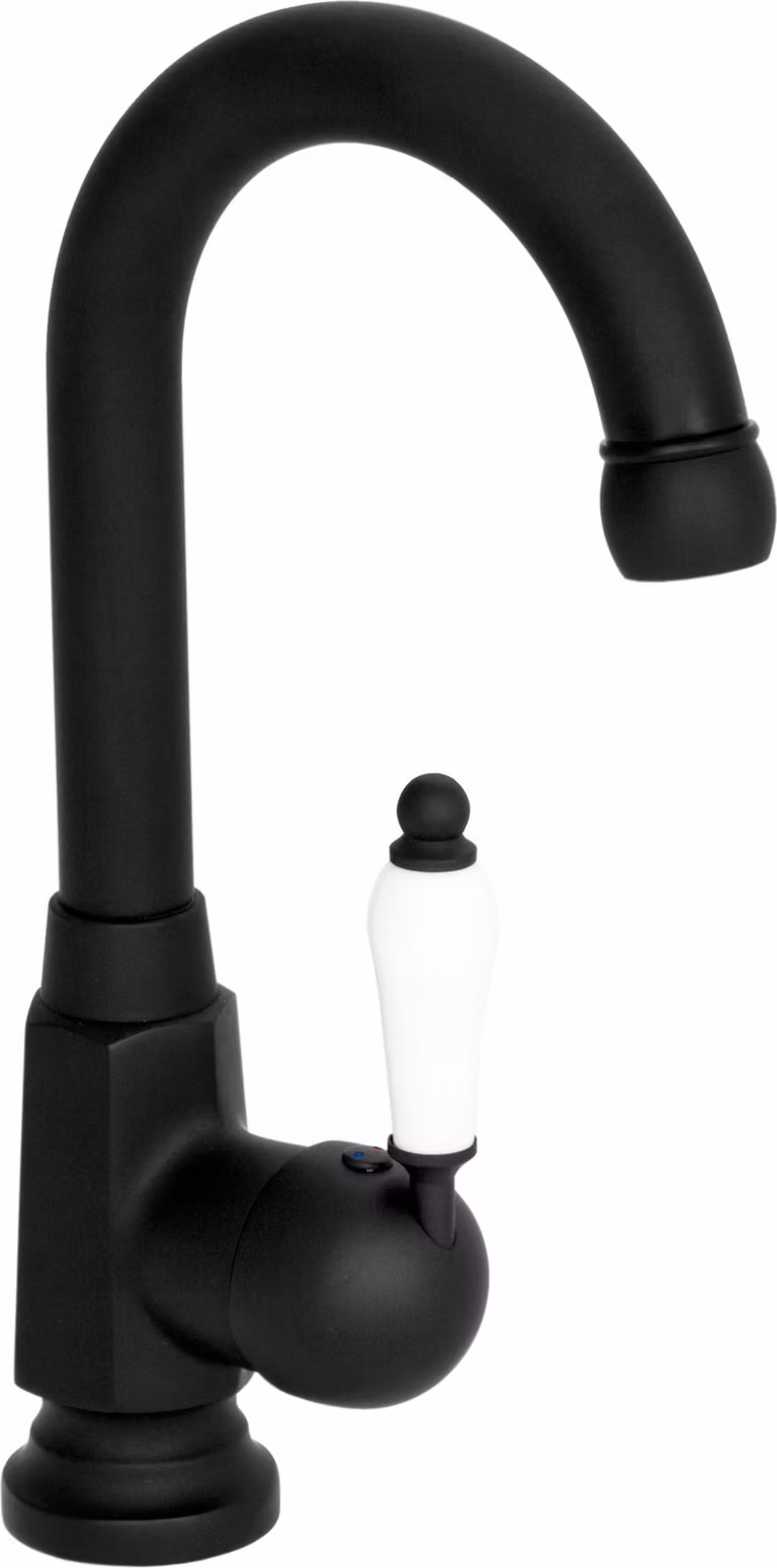 Granitan - Rubinetto per bidet - Rubinetto da bagno - Cartuccia in Vetroceramica - Nero - Rubinetto per bidet - RETRO