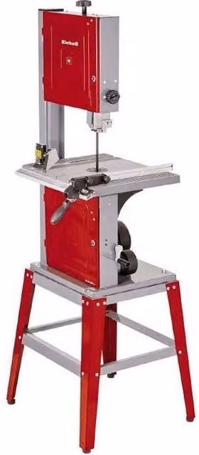 Einhell TC-SB 305 U Sega a Nastro Stazionaria da 750 W, Colore Rosso, Altezza di Taglio 170 mm, Banco Inclinabile 0°-45°