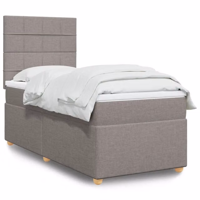 Letto Ibrido Moderno vidaXL con Struttura Imbottita e Illuminazione Sottostante L/P/H: 90 x 190 cm