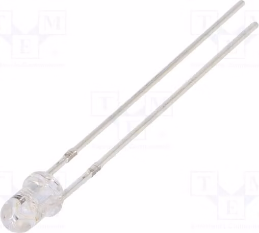 2 LED, 3-4,5V, 3mm, giallo/blu, 20mA, 30°, modello bicolore, codice prodotto OSYBMS3131A, speciale